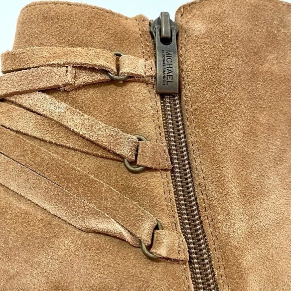 Michael Shannon Kelsey Tan Suede Ankle Boot 11 Chelsea Western - Picture 6 of 14